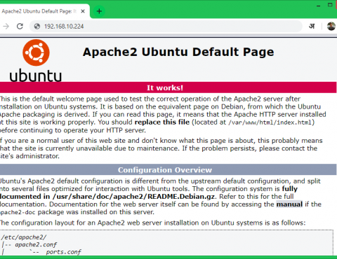 How to install and configure apache on ubuntu 18. 04 lts