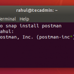 How to install postman on ubuntu 18. 04