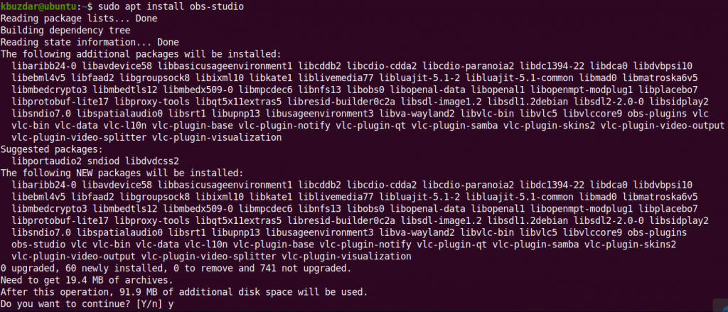 How to install obs studio on ubuntu