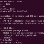 How to install nload to monitor real time network traffic