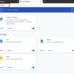 How to see google chrome extensions