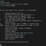 Fuser command in linux