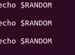 Generating random numbers from linux terminal