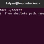 Access control lists in ubuntu