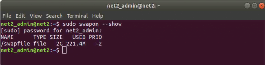 How to increase swap space in linux