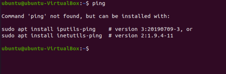 Ping Command Not Found On Ubuntu Linux Ubuntu Server