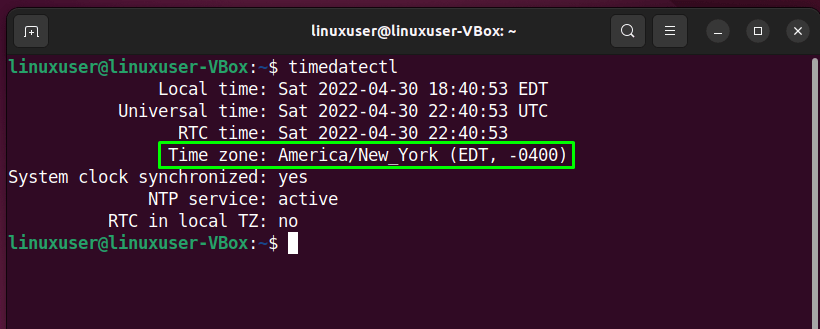 How to set or change timezone on ubuntu 22. 04