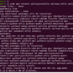 Selinux on ubuntu tutorial
