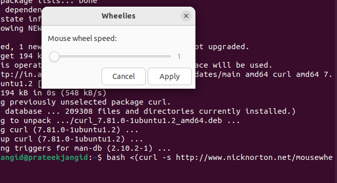 How to change mouse scroll speed in ubuntu