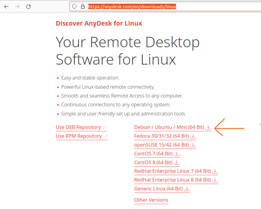 How to install anydesk on ubuntu 22. 04