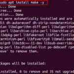 How to install and use make on ubuntu 22. 04