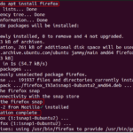 How to install firefox browser in ubuntu 22. 04