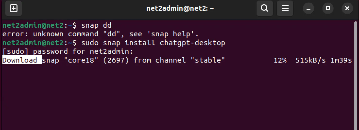 How to install chatgpt on ubuntu 22. 04