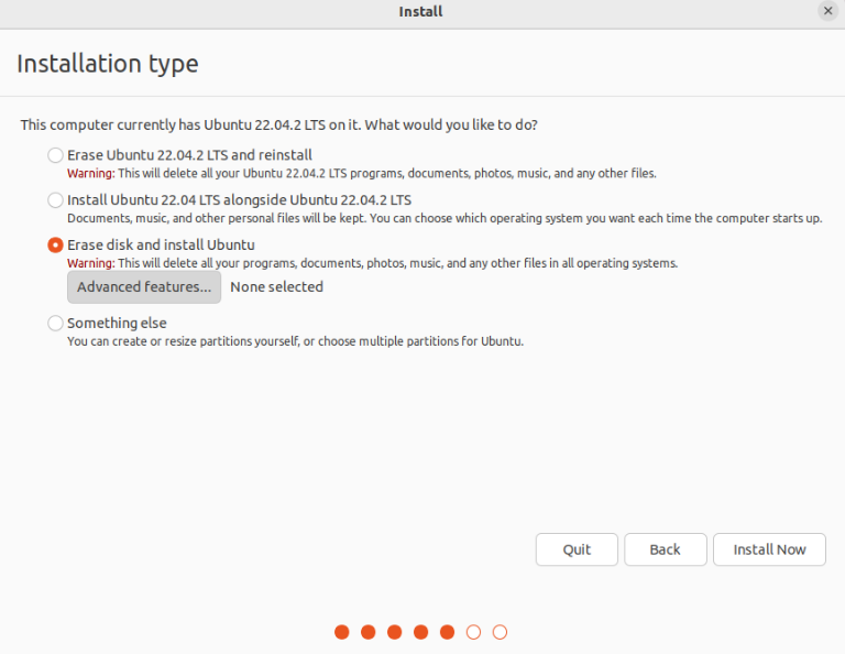 How to encrypt a drive in ubutu 22. 04