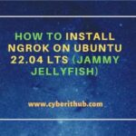 How to install ngrok on ubuntu 22. 04 lts (jammy jellyfish)