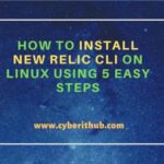 How to install new relic cli on linux using 5 easy steps