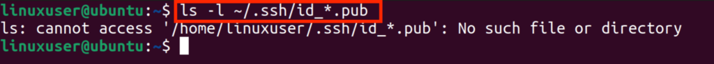 How to generate ssh key with ssh-keygen in linux/ubuntu?