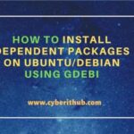 How to install dependent packages on ubuntu/debian using gdebi