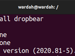 How to install and configure dropbear on ubuntu