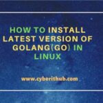 How to install latest version of golang(go) in linux