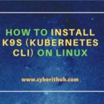 How to install k9s (kubernetes cli) on linux