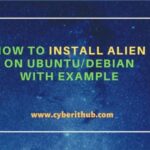 How to install alien on ubuntu/debian with example