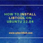 How to install libtool on ubuntu 22. 04